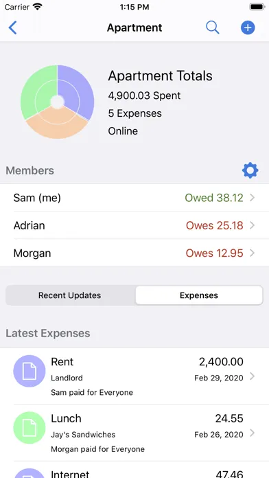 تصاویر Snappy Split - Share Expenses