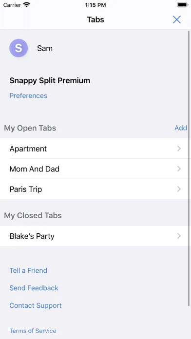 تصاویر Snappy Split - Share Expenses