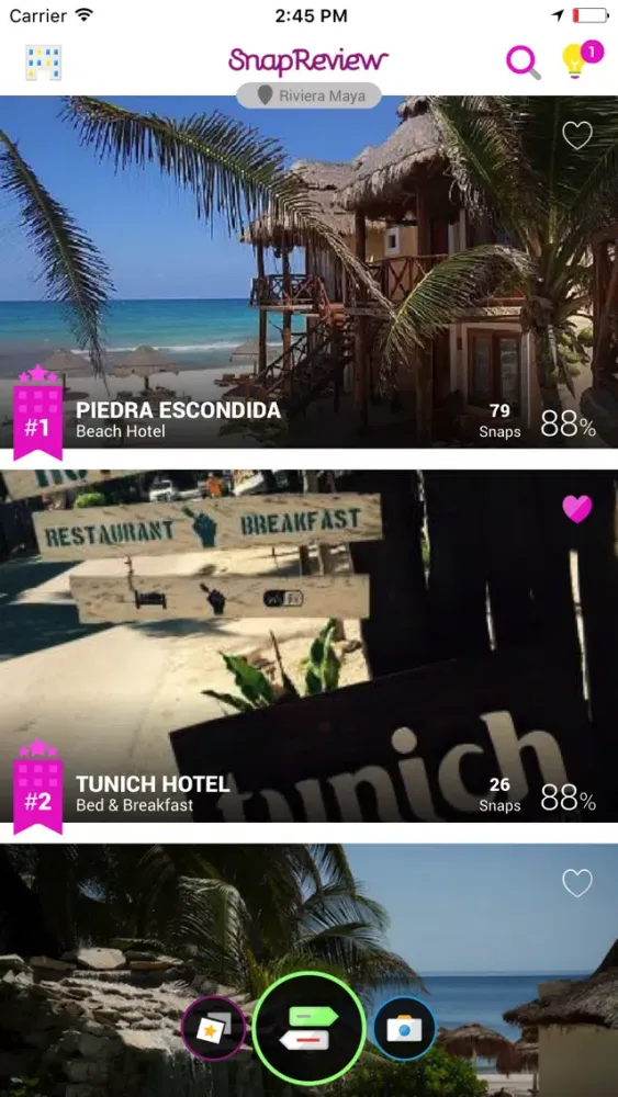 SnapReview - Travel App, Tulum سکرین شاٹس