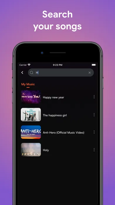 Capturas de pantalla de Musica XM ‣ Music Player