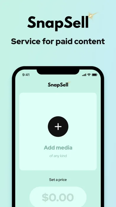 SnapSell - Sell media 스크린샷