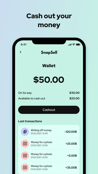 SnapSell - Sell media 스크린샷