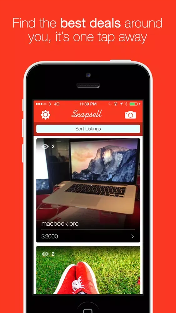 Snapsell - buy and sell in your area سکرین شاٹس