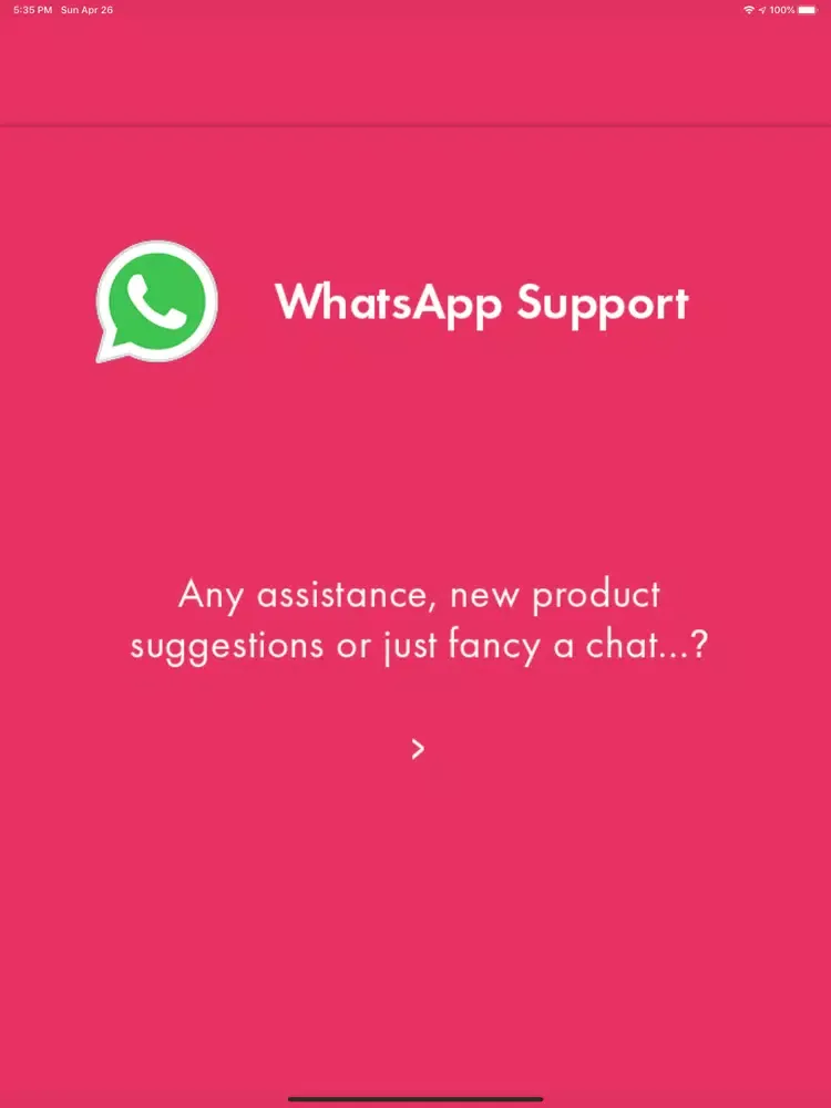 Ảnh chụp màn hình của SnapShop App iPad 