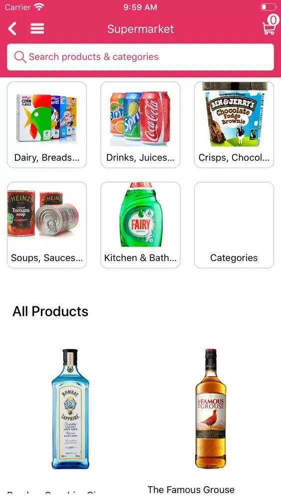 Ảnh chụp màn hình của SnapShop App