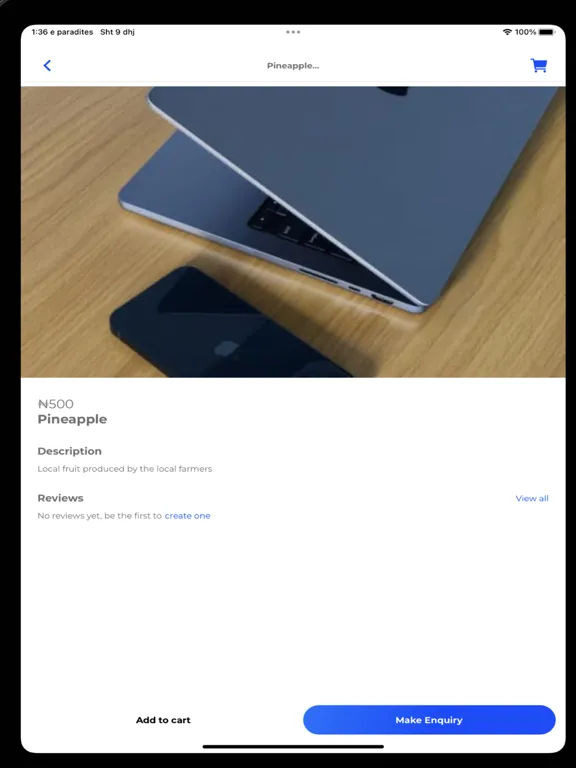 Tangkapan skrin Snapshup iPad 
