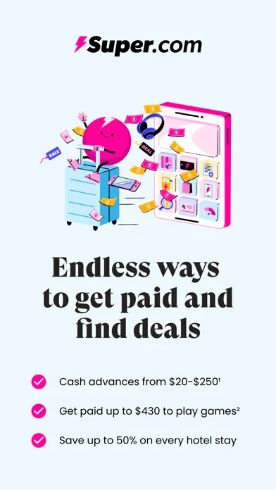 Super.com - Save, Earn, Travel Ekran Görüntüleri