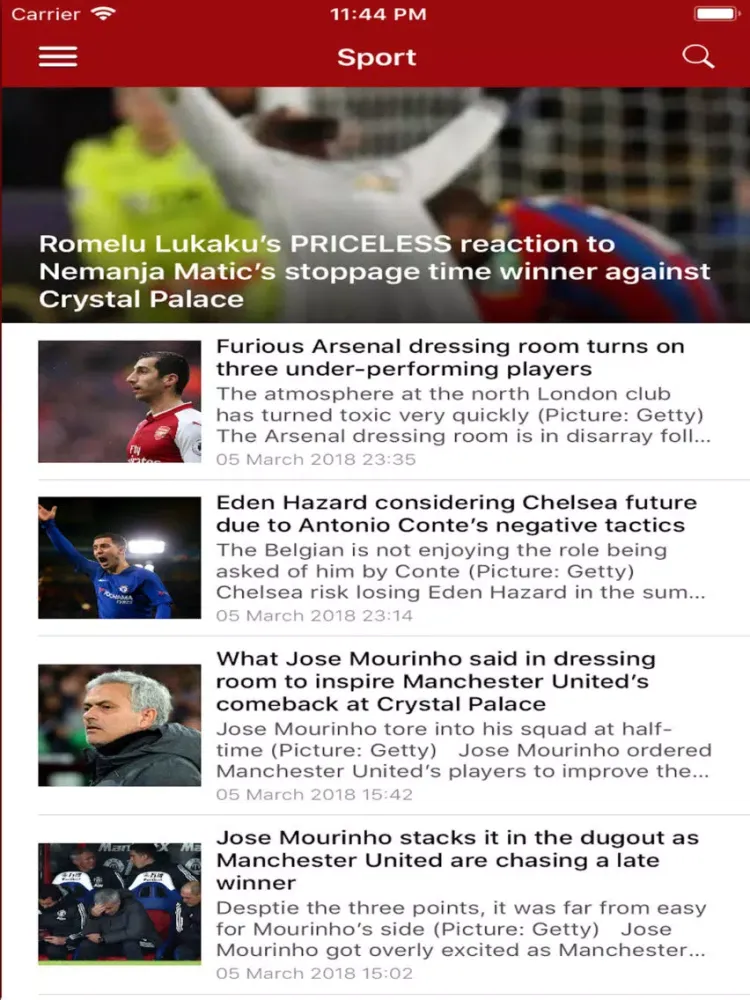 England Top News iPad  स्क्रीनशॉट