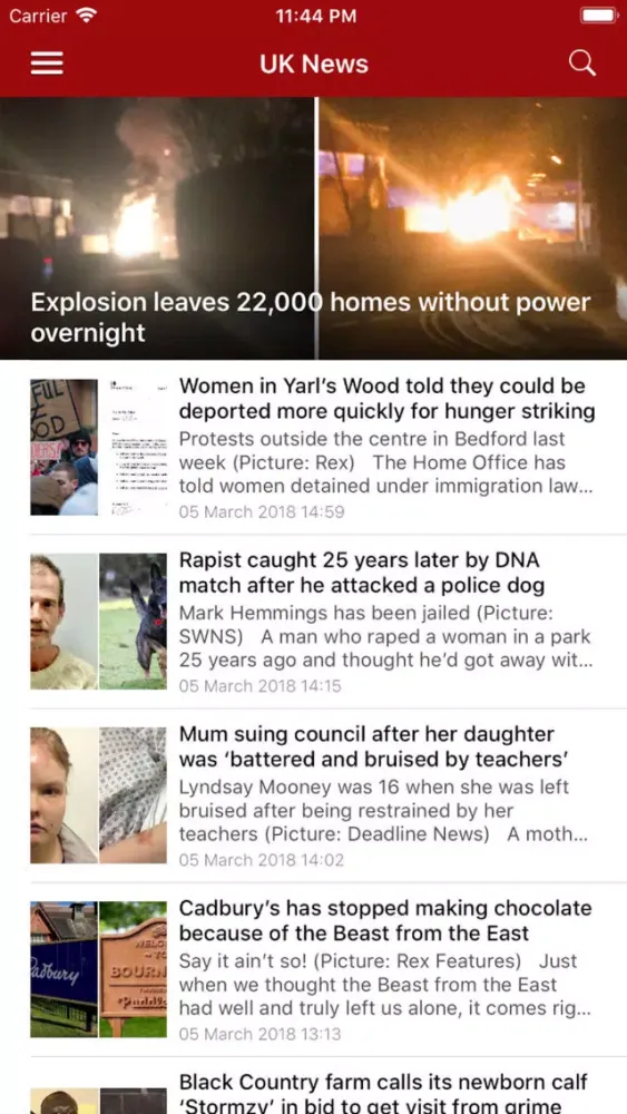 England Top News स्क्रीनशॉट