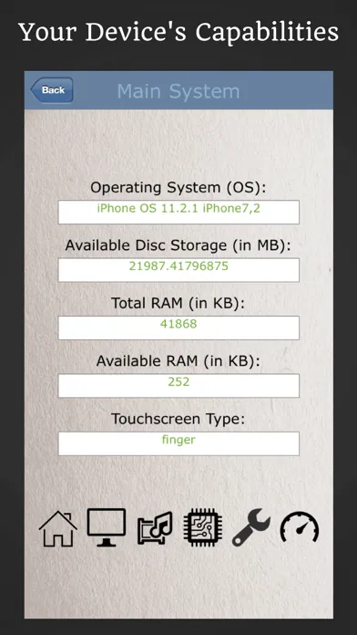 تصاویر Capabilities & Speed Test