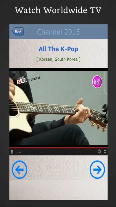 Television: Watch Worldwide TV Screenshots