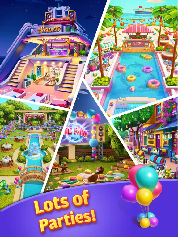 Parties & Puzzles: Tile Games iPad  스크린샷
