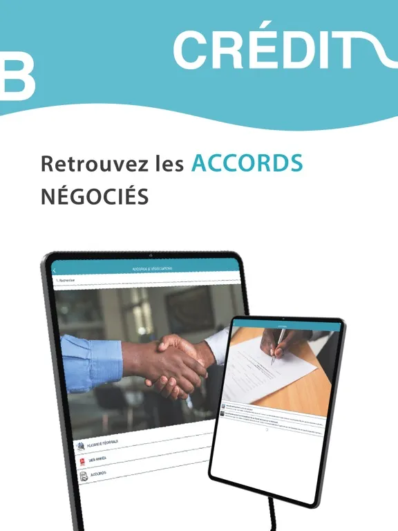 Captures d'écran de SNB Crédit Mutuel iPad 