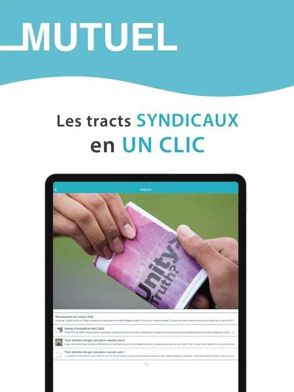 Captures d'écran de SNB Crédit Mutuel iPad 