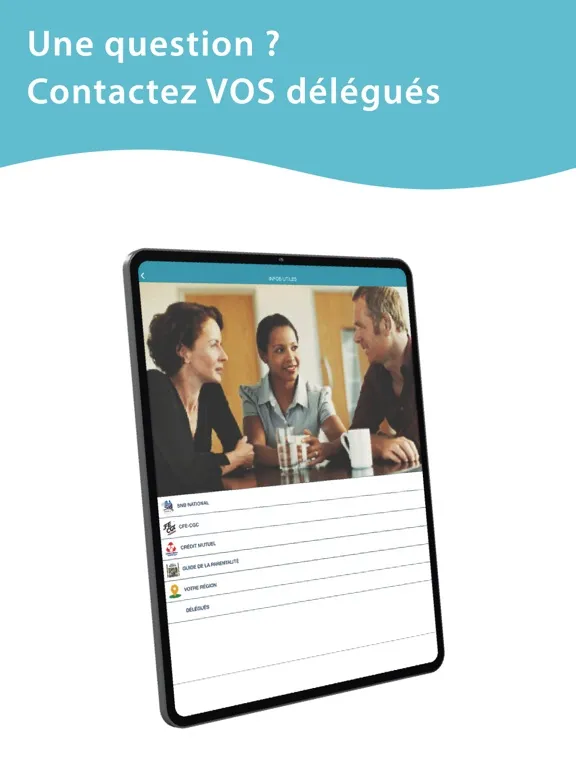 Captures d'écran de SNB Crédit Mutuel iPad 