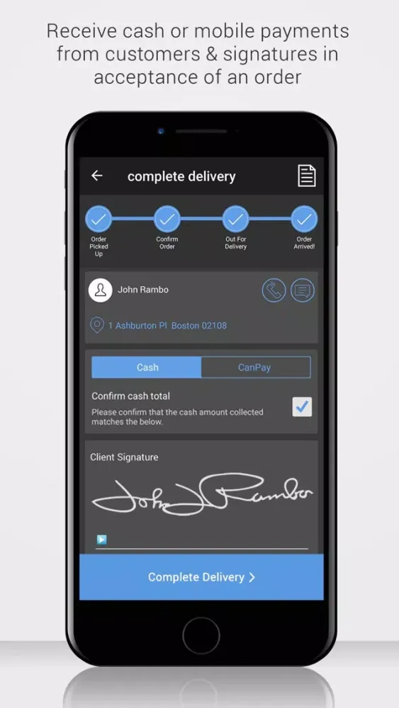 Capturas de pantalla de Stalk and Beans Driver App