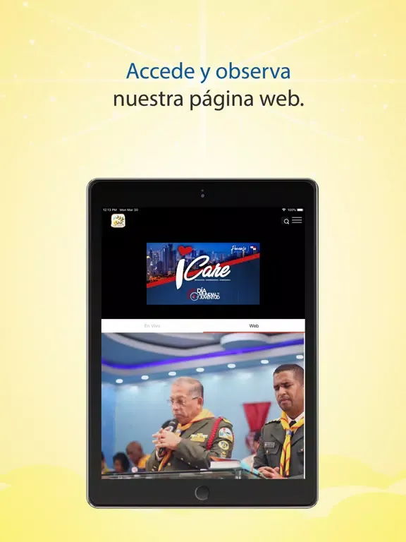 ภาพหน้าจอของ SNC Nuevo Amanecer iPad 
