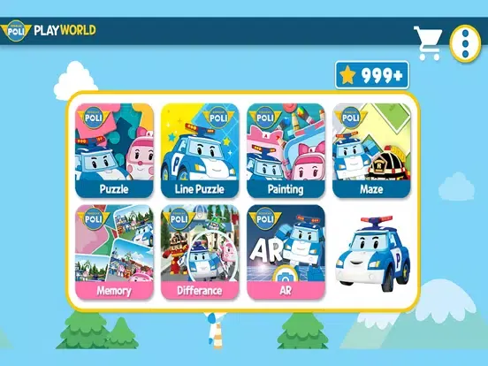 Tangkapan skrin Robocar Poli: Play World iPad 