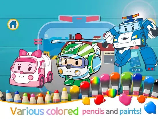 Tangkapan skrin Robocar Poli: Play World iPad 