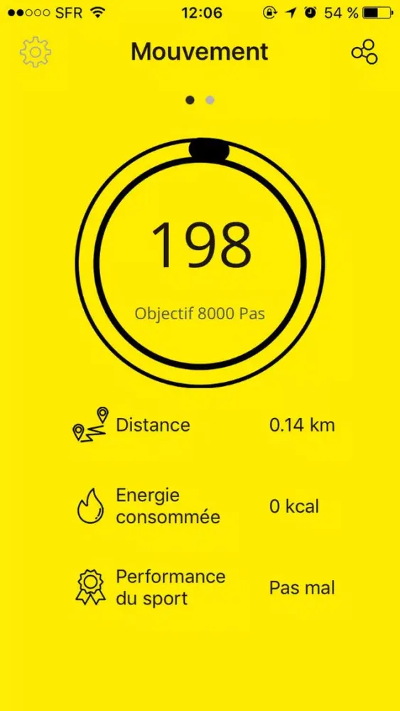 Inexive SmartBand Screenshots