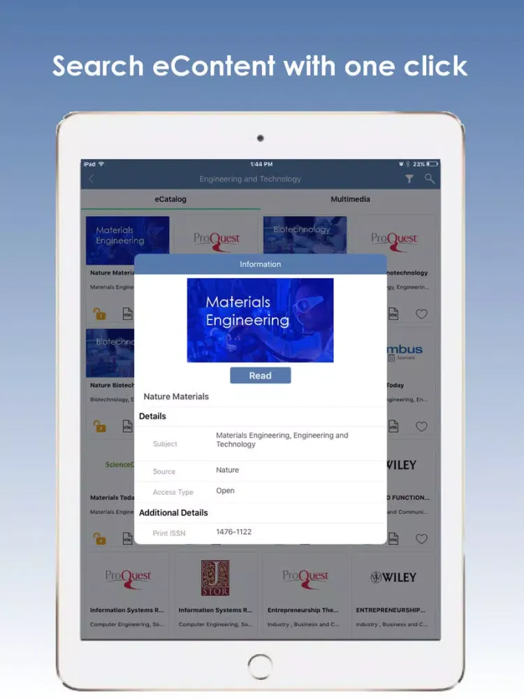 SNDT eLibrary iPad  স্ক্রিনশট