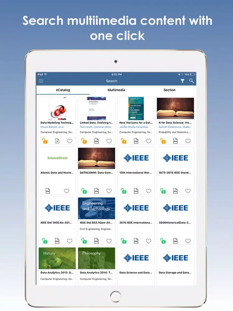 SNDT eLibrary iPad  স্ক্রিনশট
