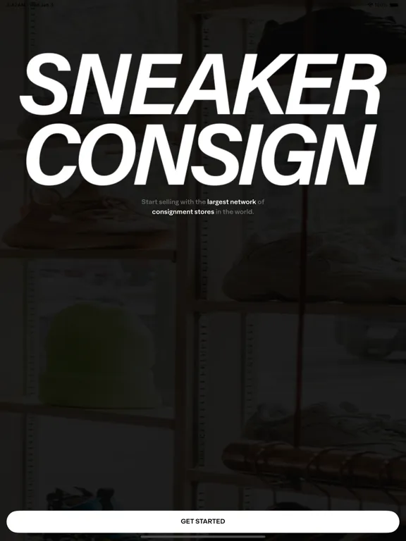 Zrzuty ekranu Sneaker Consign iPad 