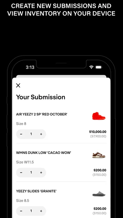 Zrzuty ekranu Sneaker Consign
