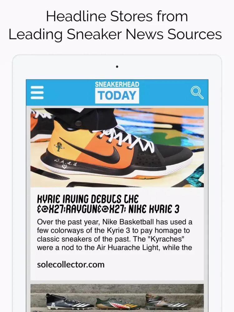 Sneaker Riot - Release Dates iPad  স্ক্রিনশট