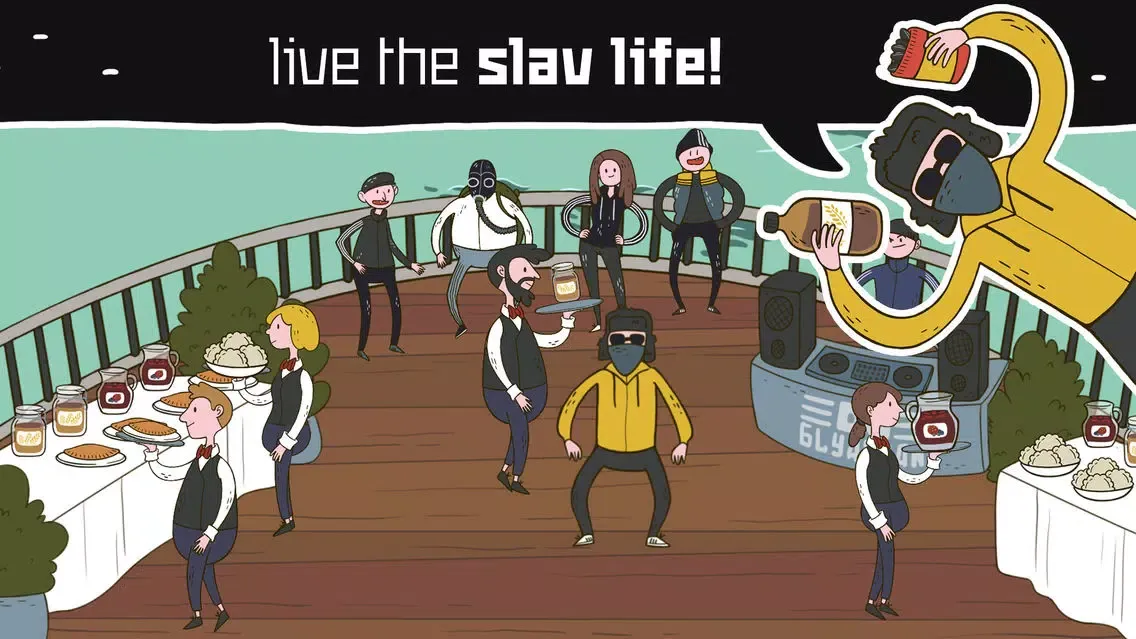 Tangkapan layar Life of Boris: Super Slav