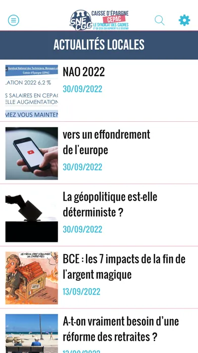 SNE-CGC CEPAC Screenshots