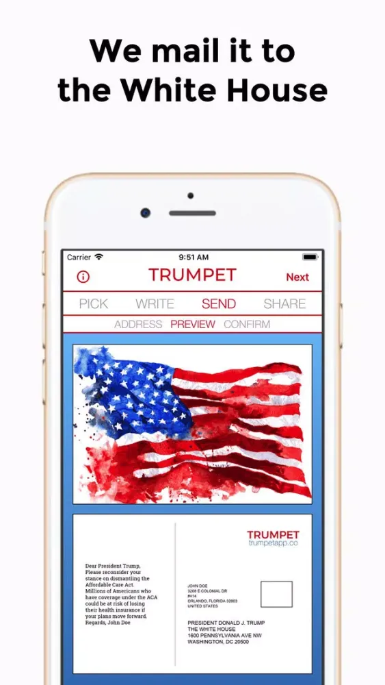Скриншоты Trumpet: Postcards to POTUS
