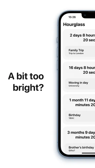 Screenshot di Hourglass Countdown