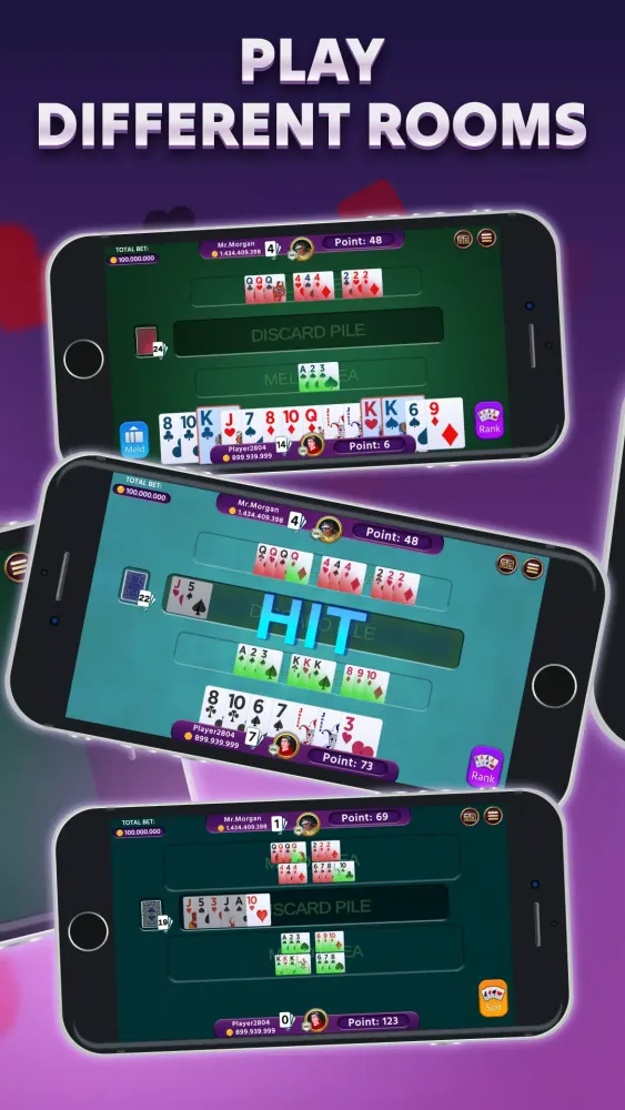 Rummy 500应用截图