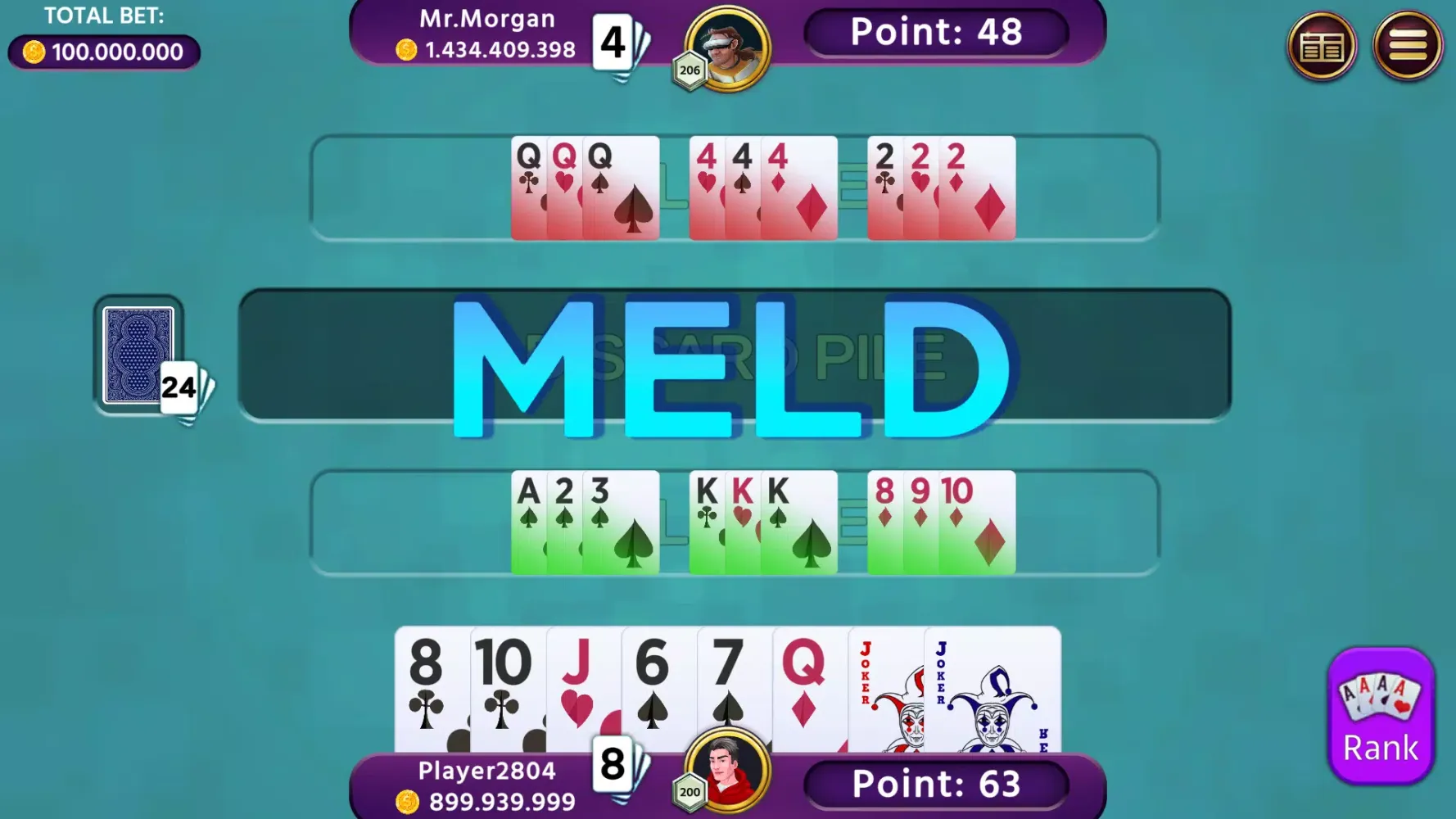 Rummy 500应用截图