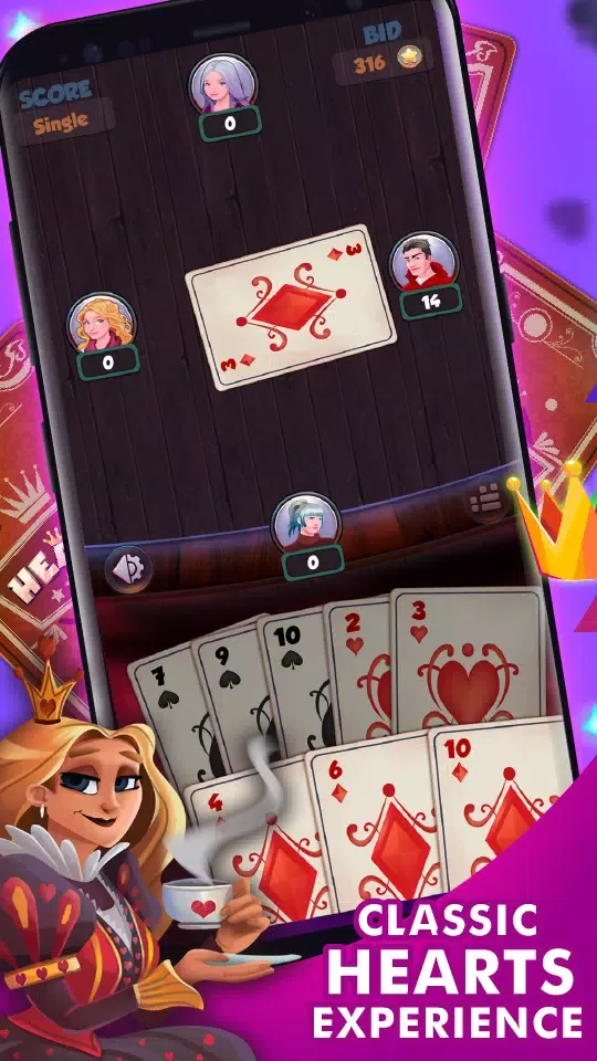 Captures d'écran de Hearts