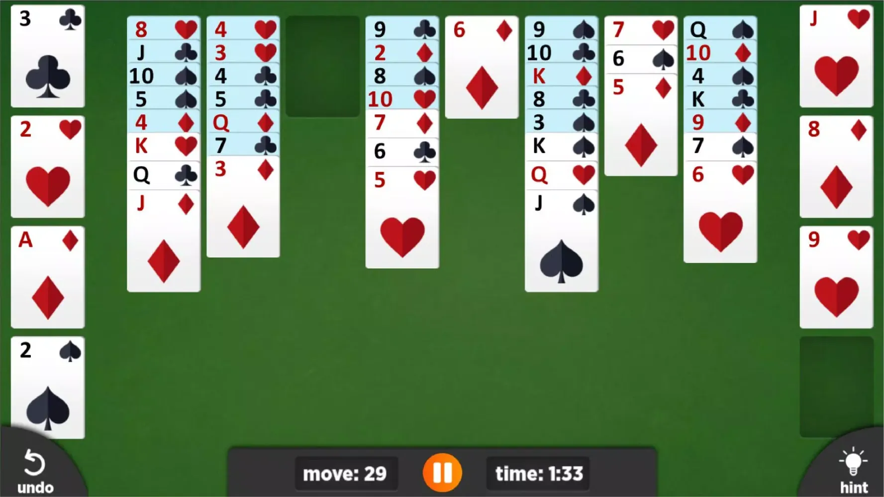 FreeCell Ekran Görüntüleri