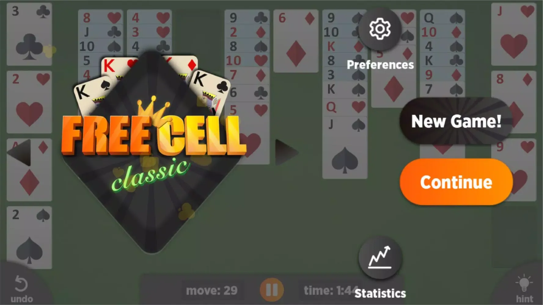 FreeCell Ekran Görüntüleri