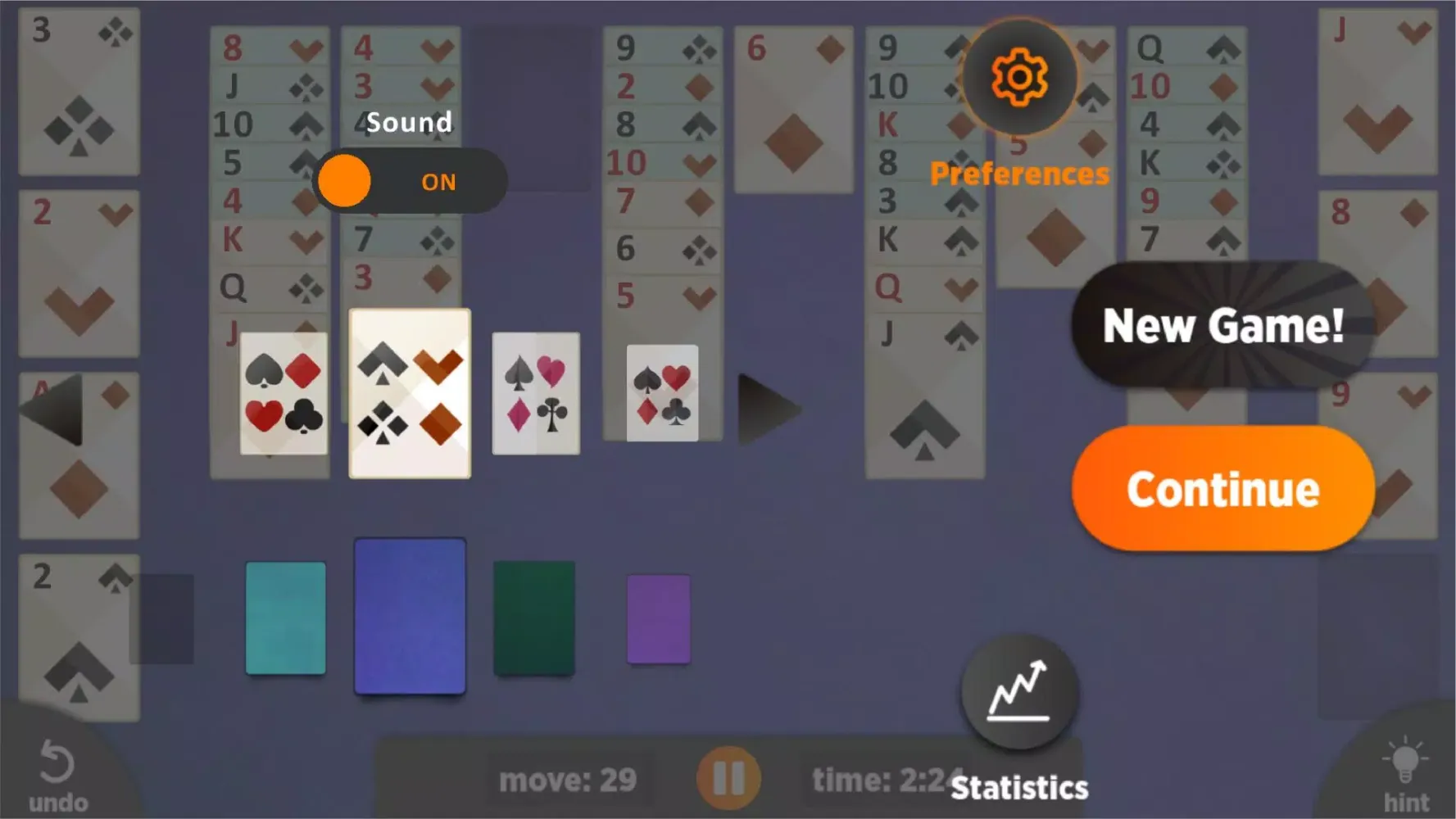 FreeCell Ekran Görüntüleri