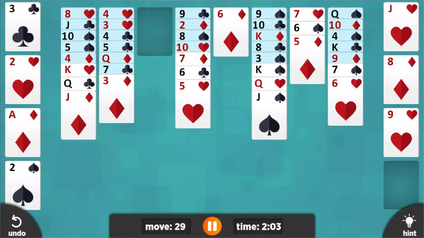 FreeCell Ekran Görüntüleri