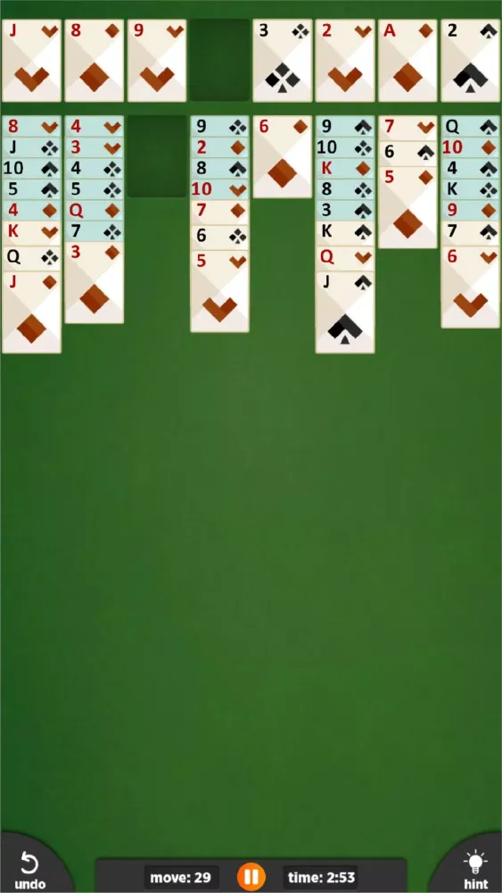 FreeCell Ekran Görüntüleri