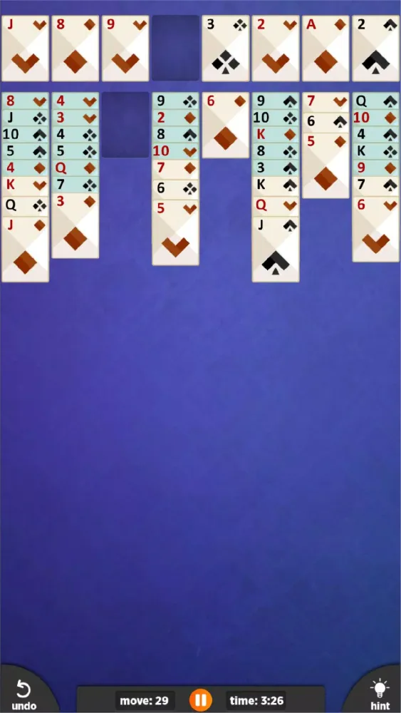 FreeCell Ekran Görüntüleri