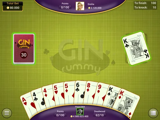 Ảnh chụp màn hình của Gin Rummy - Offline Card Games iPad 