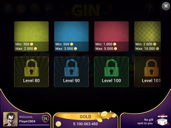 Ảnh chụp màn hình của Gin Rummy - Offline Card Games iPad 