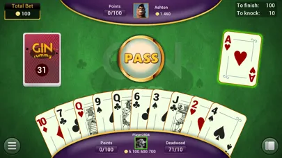 Ảnh chụp màn hình của Gin Rummy - Offline Card Games
