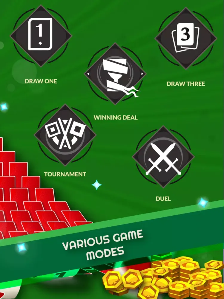 SNG Solitaire - Klondike iPad  スクリーンショット