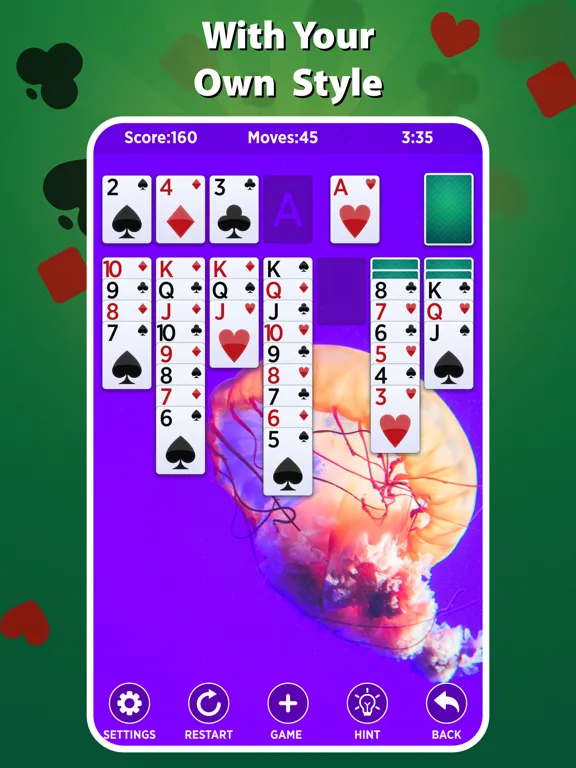 Solitaire - Offline Games iPad Screenshots