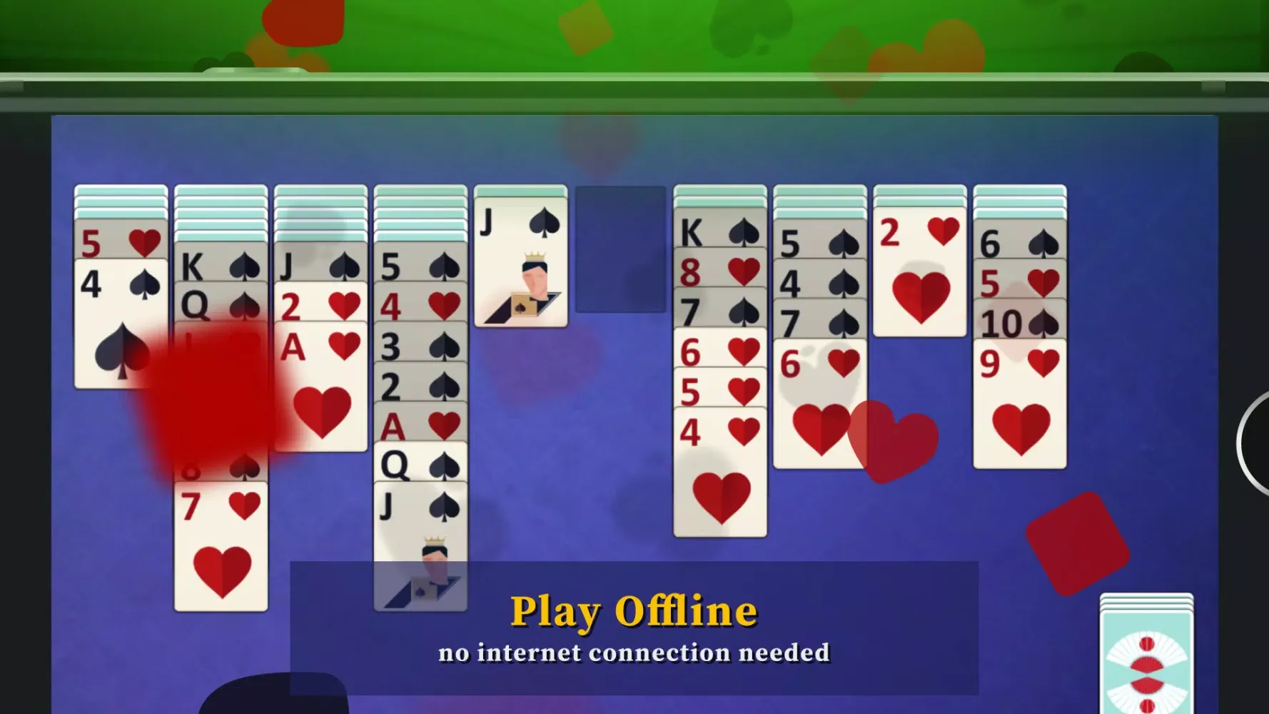 Tangkapan skrin Spider Solitaire