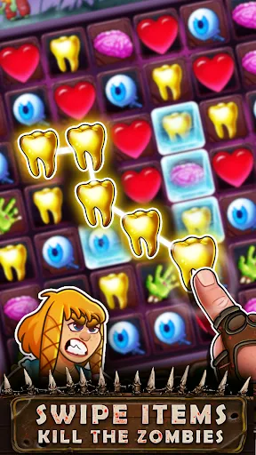 Zombie Blast - Match 3 Puzzle应用截图