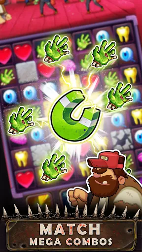 Zombie Blast - Match 3 Puzzle应用截图